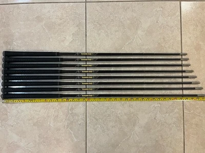 Tour Issue Black True Temper Dynamic Gold MID 100 S300 Stiff 5-LW Iron Shaft 370 - Image 1 of 4