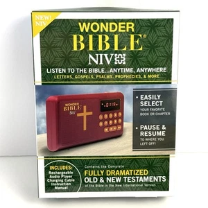 Wonder Bible NIV Sprechende Bibel Internationale Version USB Kabel Wiederaufladbar - Bild 1 von 7