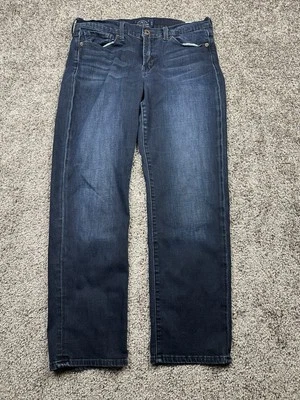 Lucky Brand Womens Jeans 10/30 Brooke Crop Mid Rise Dark Wash Stretch Scandi - Image 1 of 4