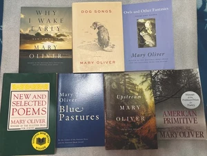 MARY OLIVER Poetry Books : Upstream, Dog Songs, American Primitive, Owls 7 Books - Picture 1 of 2