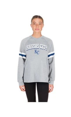 Kansas City Royals Sweatshirt Crew Neck Gray Mens 2XL New Without Tags - Image 1 of 4
