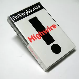 ROLLING STONES Highwire! 1991 CASSETTE Single SEALED Flashpoint JAGGER Richards - Picture 1 of 2