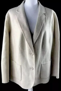 Talbots Damen Übergröße 24 weicher Blazer doppelseitig Wollmischung braun Holzärmel - Bild 1 von 11