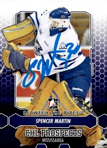 Spencer Martin - Signed 2012-13 In The Game Between The Pipes Card #36 - Picture 1 of 2