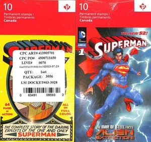 CANADA - BK555-559 - Scott 2679-2683 - Complete Set of 5 Booklets - Superman - Picture 1 of 1