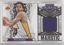 2013-14 Panini Crusade Majestic Memorabilia /299 Pau Gasol #66 HOF