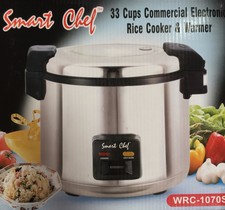 UPC 856260000669 product image for Heavy duty 33cups (66Cups Cooked) Stainless Steel NonStick Rice Cooker/warmer  | upcitemdb.com