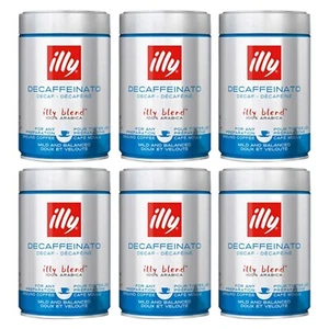 Illy Coffee Decaf Ground - 6 X 250g - Picture 1 of 2