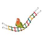 Wooden Climbing Ladder Swings Coloured Parrot Swinging Bridge