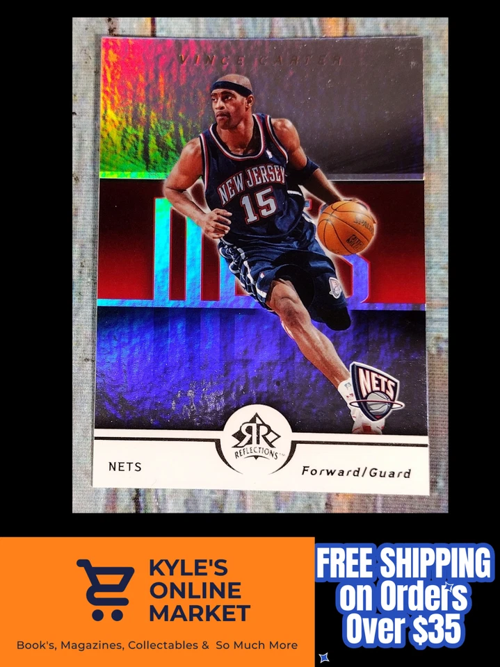 Vince Carter New Jersey Nets 2005 Upper Deck NBA Reflections #59 - Image 1 of 4