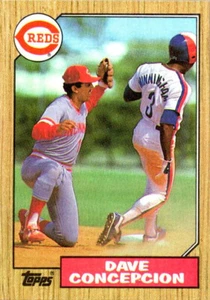 Dave Concepcion 1987 Topps Baseball #731 Cincinnati Reds - Picture 1 of 2