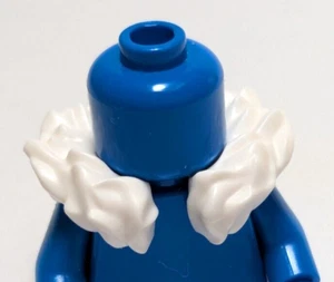 Lego - Minifigur Utensil - weiß, Fellkragen - Bild 1 von 2