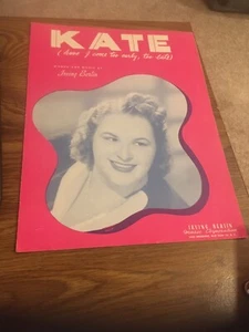 Vintage Sheet Music - Kate , Irving Berlin 1947 - Picture 1 of 2