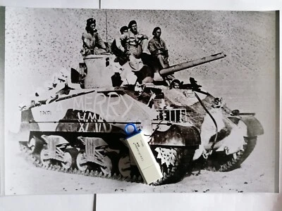 Photo archives 2ème guerre mondiale - Blindés britanniques Afrique du Nord. - Photo 1/4