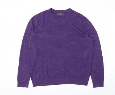 Sudadera para hombre Atlantic Bay púrpura acrílico talla L Foto 1 de 4