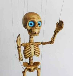 Marionettenskelett - handgefertigte Originalpuppe - Bild 1 von 6