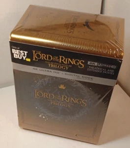 The Lord of the Rings Trilogy 4K Steelbook -NEW (Sealed)-Box Shipping w/Tracking - Picture 1 of 8
