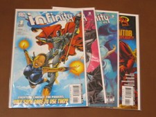 INFINITY INC. #1 - 4 VF+ COMPLETE LUTHOR'S MONSTERS SUPERMAN STEEL DC COMICS