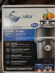 InSinkErator Evolution Esteem Plus 1HP Food Waste Garbage Disposer Disposal New - Picture 1 of 3
