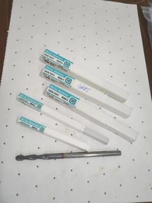 Metal Removal 5pk Carbide End Mills 5/16" x 1-1/2" TICN 2FL Long Reach #M34514 - Image 1 of 3