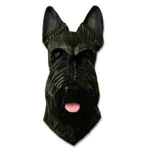 Scottish Terrier Kopf Tafel Figur Brindle - Bild 1 von 1