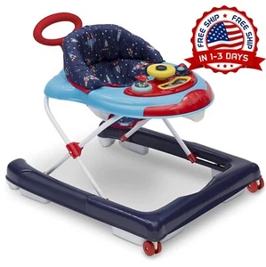 Andadores Para Bebes Niñas Coche Andador Con Juguetes Andadera De Bebe Niño Azul - Picture 1 of 9