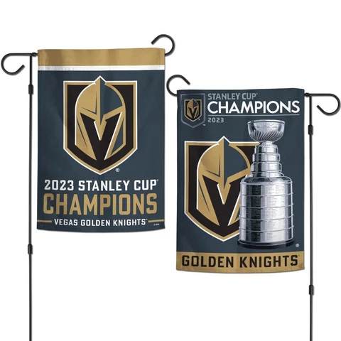 Vegas Golden Knights 2023 Stanley Cup Champions 12.5x18 Double Sided Garden Flag Cover