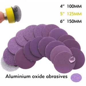 Discos de lija húmedos y secos de 100 mm-150 mm Almohadillas de papel de lija de 6 pulgadas Grano impermeable 60-10000 - Imagen 1 de 24