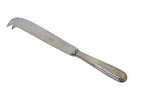 Perles by Christofle France Silverplate 8" Cheese Knife with Stainless Blade - Picture 1 of 3