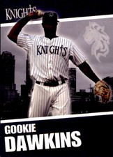 2008 Charlotte Knights Team Issue #9 Gookie Dawkins Newberry South Carolina Card