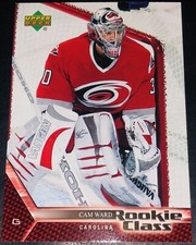 2005-06 Upper Deck Rookie Class Box Set Cam Ward Carolina Hurricanes #50 R9