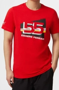 Carlos Sainz Ferrari F1 Drivers T-Shirt (Red or Black) - Picture 1 of 4