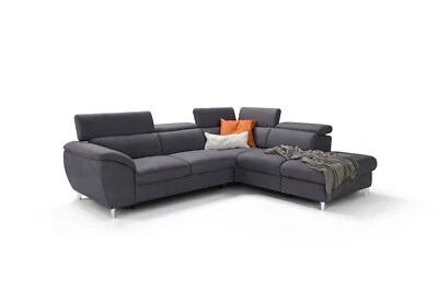 Divano angolare con letto Contenitore tessuto ecopelle antimacchia - Immagine 1 di 4