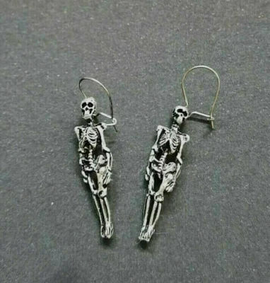 Orecchini SKELETON (2) In Peltro ALCHEMY Gotico - Immagine 1 di 2