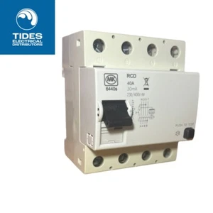 MK RCD 40 Amp 30mA vierpolig 40A Sentry 6440s - Bild 1 von 3