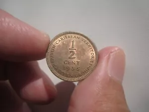 BONITO GRADO 1955 CARIBE BRITÁNICO 1 CENTAVO - Imagen 1 de 2