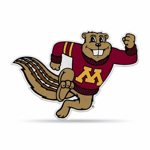 Minnesota Golden Gophers 18"x18" Mascot Felt Pennant [NEW] Sign Banner Wall Cave Cover