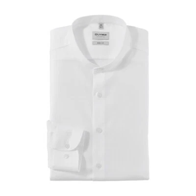 Camicia Business Herren Olymp Level Five Body Fit Bianca 214684 00 - Immagine 1 di 4