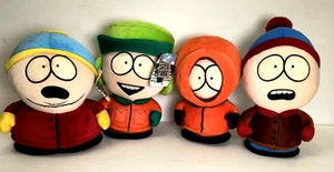 South Park 1998 Plush Bundle Stan, Kyle, Kenny, Cartman Soft Toy - Picture 1 of 13