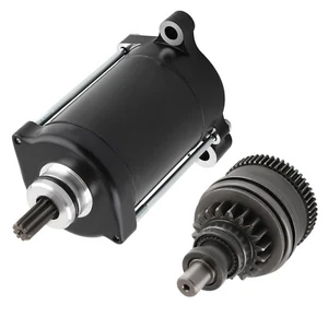 New Starter & Drive for Yamaha 1990-2004 6M6-81800-10-00 SMU0026 18420 410-54013 - Picture 1 of 12