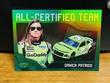 RARE Green Mirror 2018 All Certified Team Racing Insert Card DANICA PATRICK 2/5