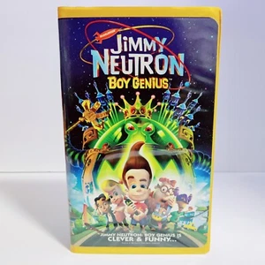 2002 Nickelodeon JIMMY NEUTRON Boy Genius VHS Clamshell - Picture 1 of 5