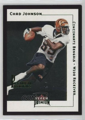 2001 Fleer Premium Premium Rookies /2001 Chad Johnson #205 Rookie RC - Image 1 of 2
