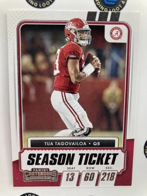2021 Panini Contenders Draft Picks Tua Tagovailoa #25 Alabama Crimson Tide - Image 1 of 2