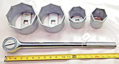 Power Torque 7120 棘轮扳手 3/4 英寸带 4-1/2 英寸,4-1/8 英寸,2-3/4 和 2-1/4 插座 — 第 1/4 张图片