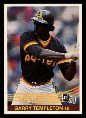 1984 Donruss Garry Templeton #185 San Diego Padres HIGH GRADE BEAUTY! - Image 1 of 2
