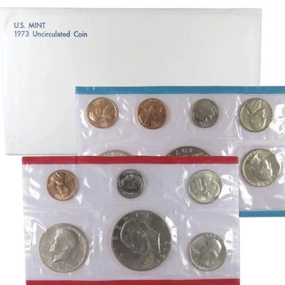 1973 Uncirculated Coin Set U.S Mint Original Government Packaging OGP - Image 1 of 4