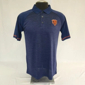Fanatics NFL Mens Chicago Bears Blue Polo Shirt Size M NWT - Picture 1 of 8