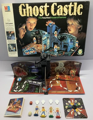 Ghost Castle Board Game 1985 Edition 100% Complete MB Vintage Milton Bradley - Image 1 of 4