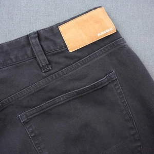 Pantalones de pana Bonobos para hombre 35x34 grises ropa de trabajo informales informales rectos preppy - Imagen 1 de 13